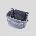 Blue Gray Large Capacity Cooler Bag